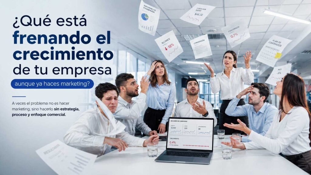Qué está frenando el crecimiento de tu empresa aunque ya haces marketing