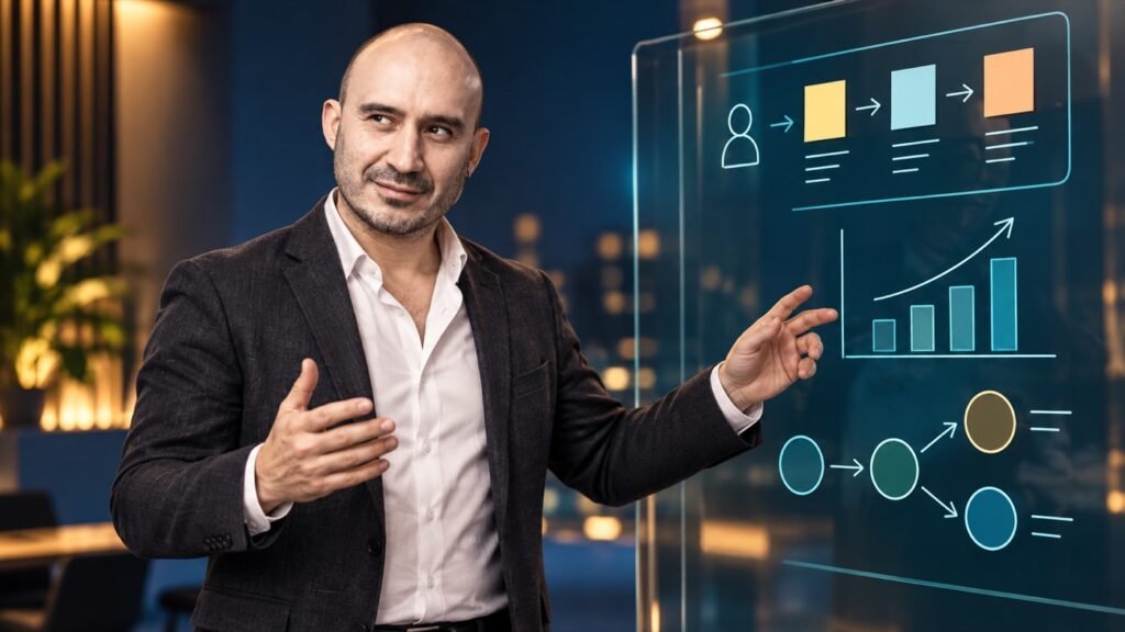 El nuevo perfil del gerente de marketing: estratega, analista y líder tecnológico Vudú Publicidad Gerente de marketing presenta estrategia, análisis de datos y procesos tecnológicos
