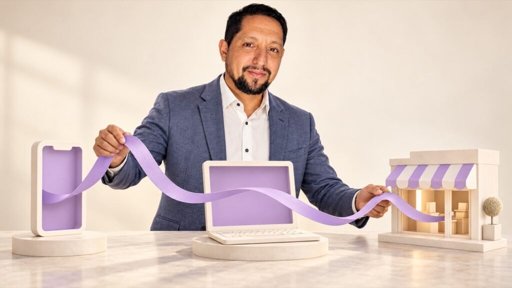 Luis conecta canales digitales y tienda física para representar una experiencia omnicanal continua